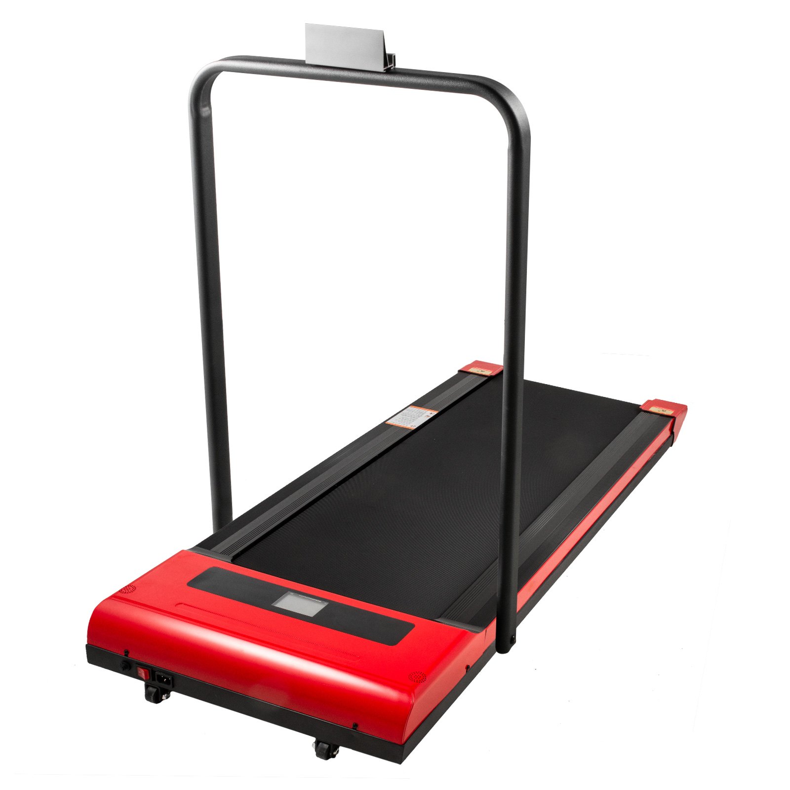 Loopband onder bureau LED digitaal display Opvouwbaar met leuning 500W