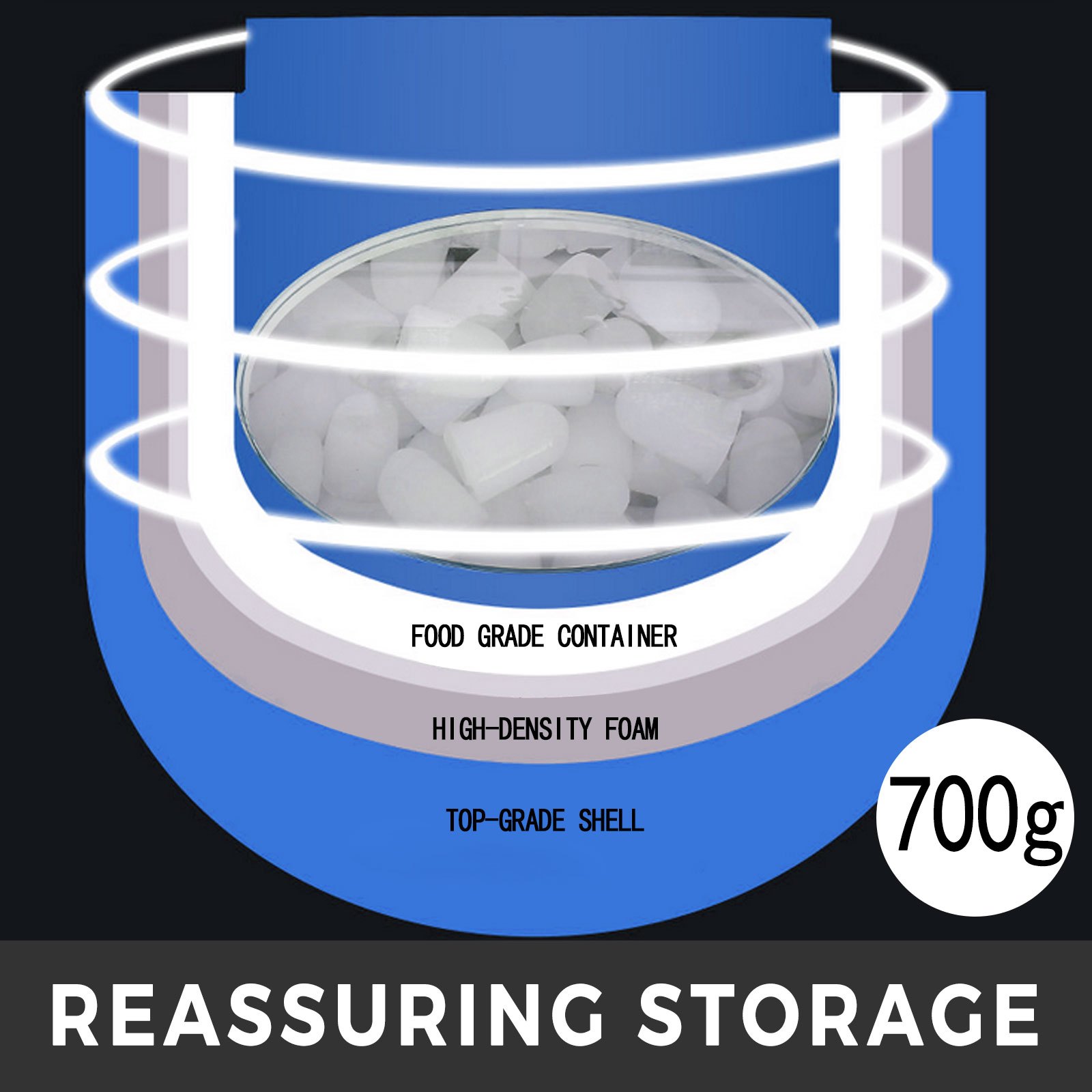 BuoQua 12kg Ice Cube Machine with LCD Display Ice Cube Maker Black Commercial Ice Machine Ice Maker