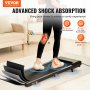 VEVOR loopband elektrisch fitnessapparaat hometrainer 120 kg 1-6 km/u verstelbaar