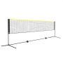 VEVOR Badmintonnet Hoogteverstelbaar Volleybalnet, 5,2 m Opvouwbaar Pickleballnet, Draagbare Tennisnetset met Stokken & Standaard & Draagtas, voor Sport- en Fitnesstraining in de Tuin,