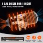 VEVOR 12V dieselluchtverwarmer, 8 kW dieselparkeerverwarming, 12V 8 kW dieselluchtverwarmer, parkeerverwarming, dieselluchtverwarmer, luchtparkeerverwarming, voor auto's, campers, boten, vrachtwagens, campers en bussen