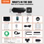 VEVOR 12V 8KW Diesel Air Heater with LCD Switch, Diesel Heater with Remote Control and other accessory Kit,12V 8KW Parking heater