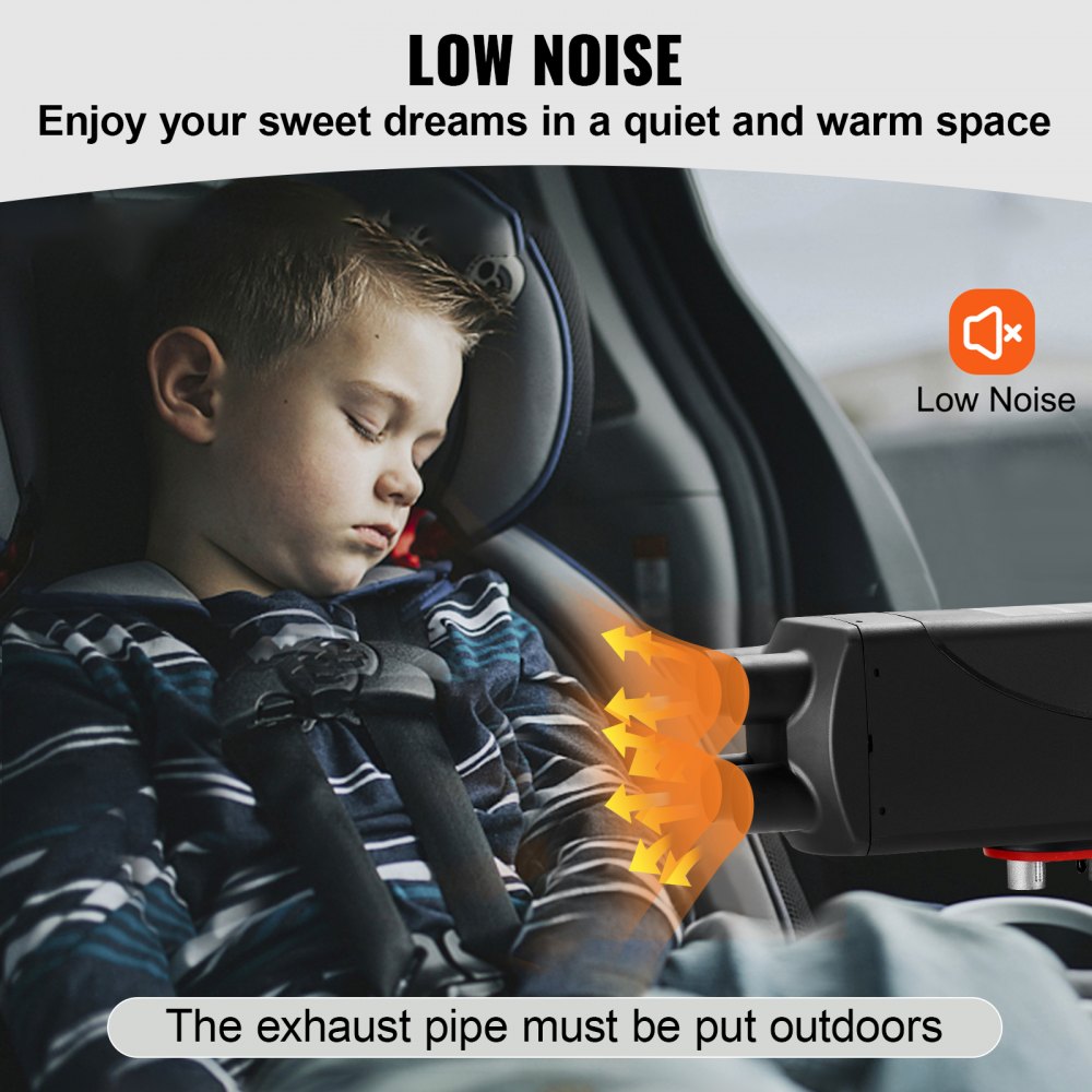 Hopopula 8KW Diesel Heater with silencers, 12V Parking Heater with LCD Switch and Muffler for Trucks Motor-Homes Boats Trailer,Diesel air Heater