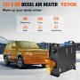 VEVOR Luchtverwarmers Diesel 8 Kw Standkachel Brandstofverbruik 0,1-0,24 L/h Aluminium Autoverwarming Standkachel Werktemperatuur -40 °C -80 °C
