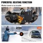 VEVOR Auto Diesel Luchtverwarmer 12V 8KW Luchtverwarmers Diesel Aluminium Behuizing Diesel Heater Afstandsbediening en LCD-Scherm Zwart voor Cabine