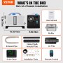 VEVOR 8KW Parking Heater, 12V Diesel Air Heater, Truck Heater, Diesel Heater, For Car, RV Truck, Boat (with Black LCD Switch, Remote Control, Fast Heating Compact)