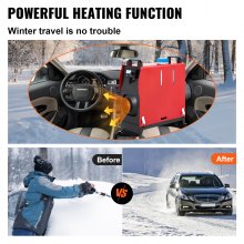 VEVO  5KW Diesel Heater 12V Diesel Fuel Heater With LCD Switch and Remote Control and Silencer For for Car Trucks Motor-Home Boat Bus CAN