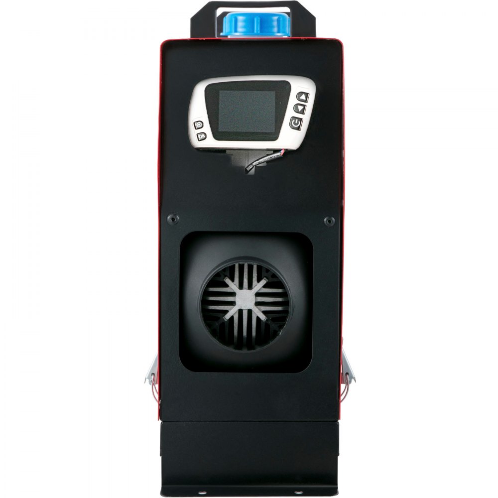 VEVOR 5KW Diesel Air Heater All in One 1  Diesel Heater 12V Diese Fuel Heater Remote Control Parking Heater Silencer with Blue LCD Switch Single Air Outlet for RV Trucks Bus and Trailer