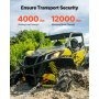 VEVOR Asriemen Asspanriemen D-ring 5,08x97,536cm voor aanhangwagen