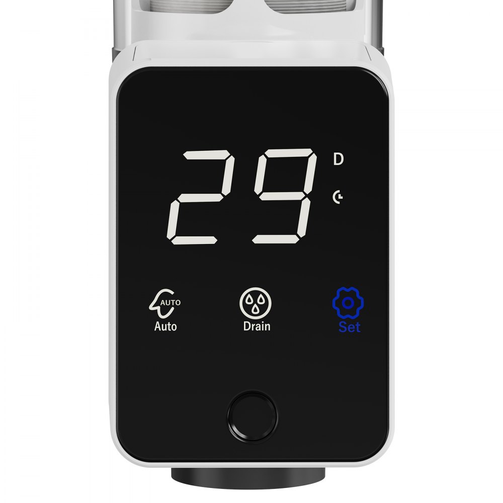 VEVOR Spin Down Filter, 40 Micron Whole House Sediment Filter for Well Water, 1" G-M + 1 1/4" G-M, 8 T/H High Flow Rate, for Whole House Water Filtration Systems, Well Water Sediment Filter