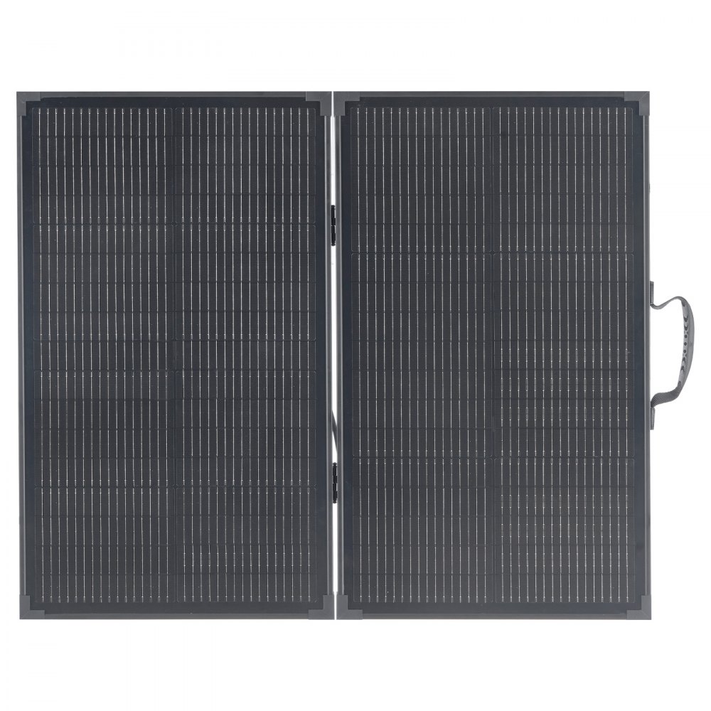 VEVOR opvouwbaar zonnepaneel 100W, 16BB N-type draagbare monokristallijne zonnemodule met frame, 24% rendement, IP67, oplader met 30A PWM-controller en MC4-uitgang voor kamperen en wandelen