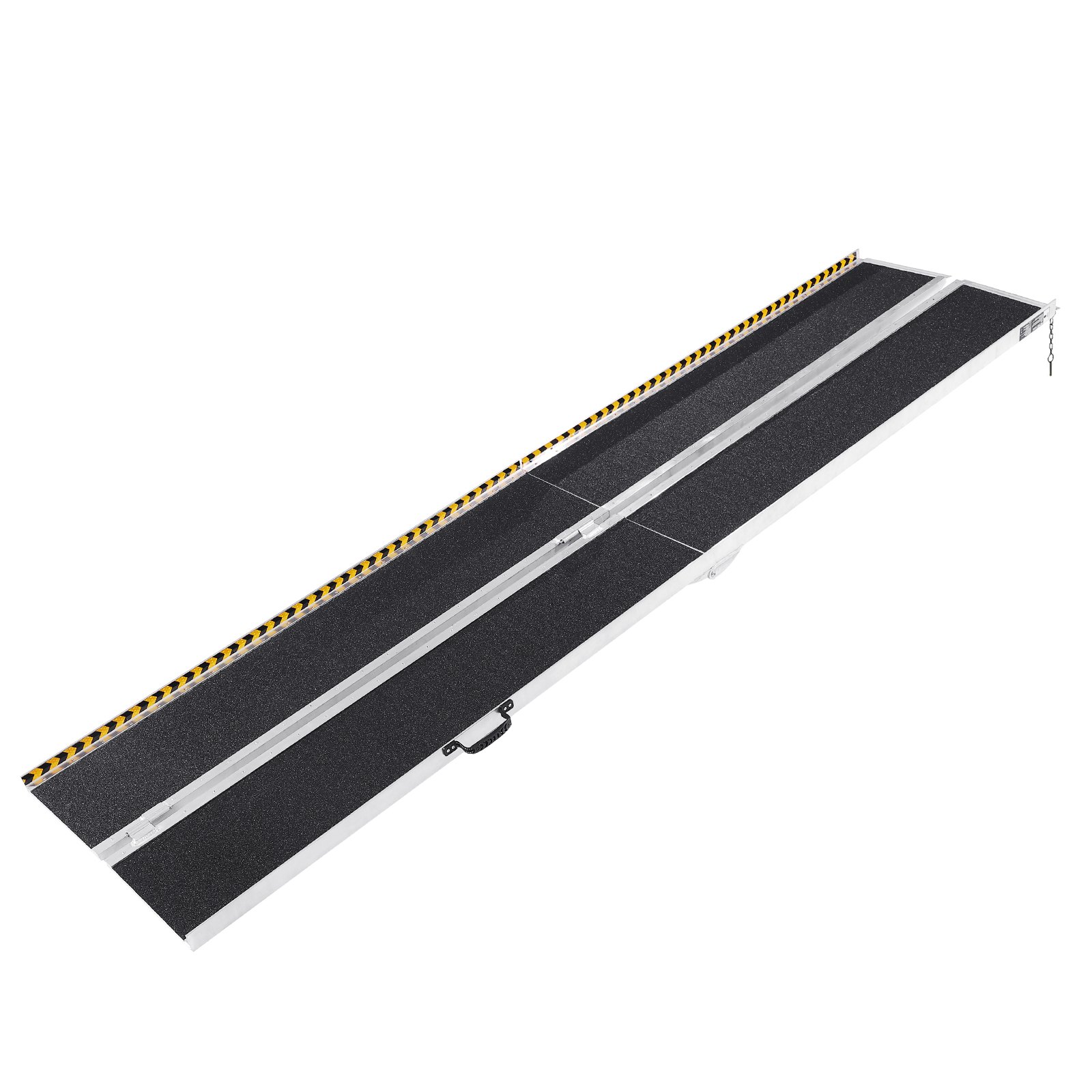 VEVOR Draagbare rolstoelhelling 3 m 363 kg Laadvermogen Antislip aluminium opvouwbare drempelhelling Opvouwbare rolstoelhelling voor scootmobiel Gehandicaptenhelling voor huis Trappen Deuren Stoepranden