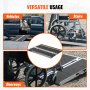 VEVOR rolstoelhelling, 36" 800lb capaciteit aluminium drempelhelling, opvouwbare scootmobielhelling, rolstoelhelling, gehandicaptenhelling voor thuistrappen, trappen, deuren, stoepranden