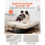 VEVOR luchtbed luchtbed campingbed logeerbed 2 personen 197x153x63cm
