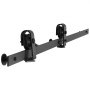 VEVOR Bi-Folding Sliding Barn Door Hardware Track Kit, 52" Top Mount Track Kit, Slide Smoothly & Quietly, Heavy Duty, Easy to Install, Suitable for Two 24" Closet Pantry Laundry Doors (Not Included)