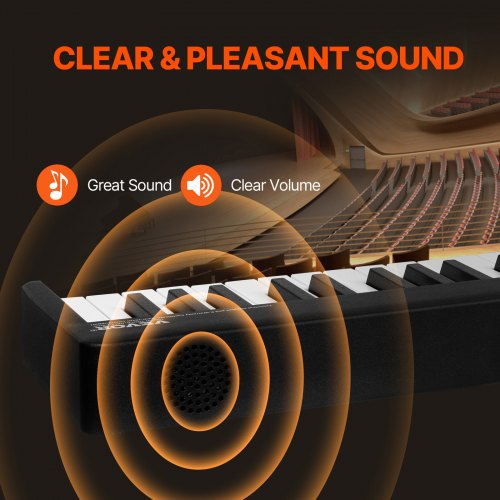 KOMFOTTEU Opvouwbaar keyboard 88 toetsen, digitaal piano met MIDI KOMFOTTEU Opvouwbaar keyboard 88 toetsen, digitaal piano met MIDI