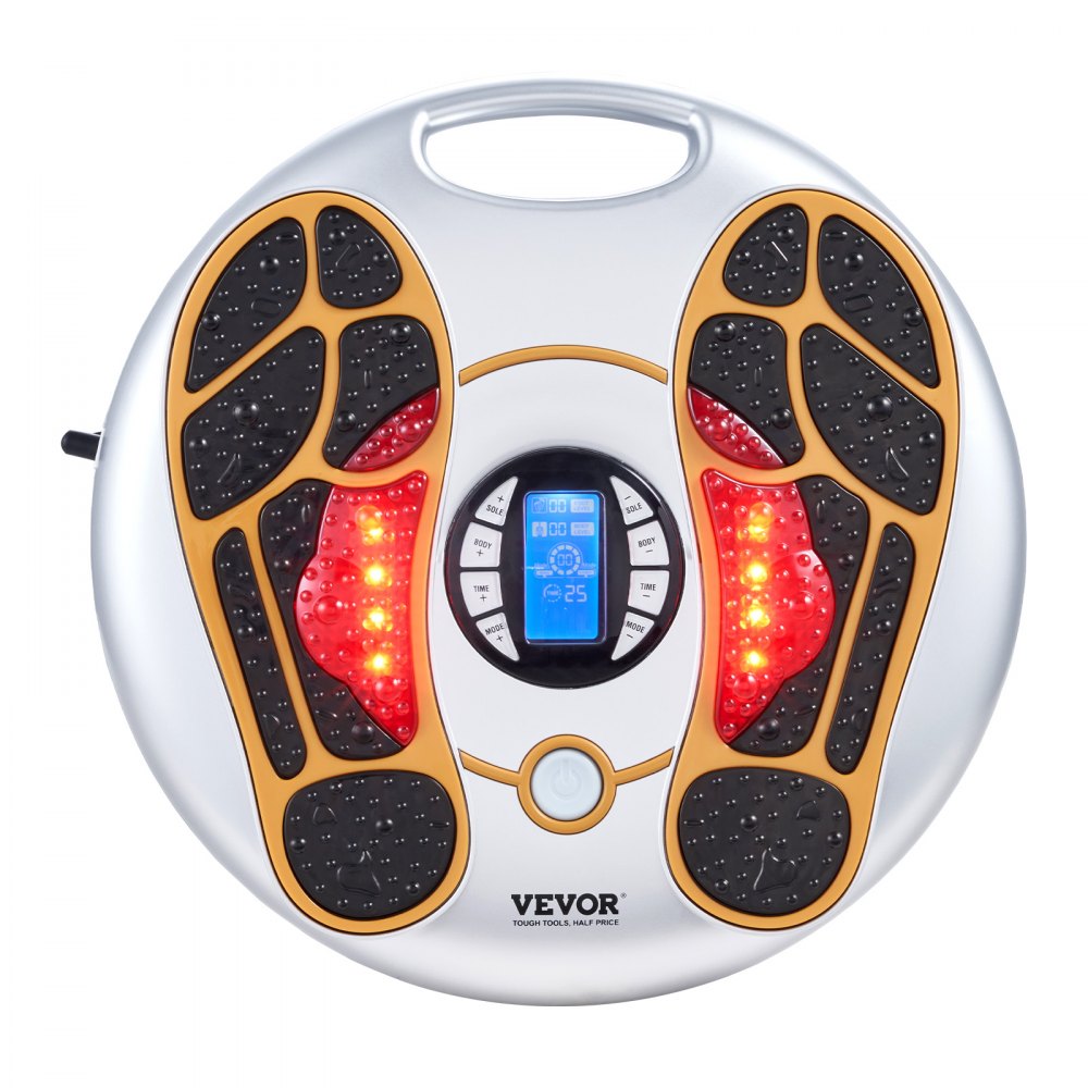 VEVOR Foot Circulation Stimulator, EMS & TENS Foot Massager for Neuropathy, Electric Foot Stimulator with 25 Mode, 99 Intensities & Remote Control for Pain Relief, Plantar Fasciitis, Blood Circulation
