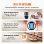 VEVOR Foot Circulation Stimulator, EMS & TENS Foot Massager for Neuropathy, Electric Foot Stimulator with 25 Mode, 99 Intensities & Remote Control for Pain Relief, Plantar Fasciitis, Blood Circulation