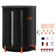 VEVOR regenwaterton regenton watertank regenwaterton tank opvouwbaar 380L