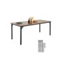 VEVOR Rechthoekige eettafel Keukentafel (alleen tafel) Eettafel 180cm Bruin