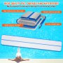 VEVOR Gymnastiek-luchtmat Opblaasbare gymnastiek-tuimelmat, tuimelbaan met elektrische pomp, 598 x 101 x 10 cm trainingsmatten voor thuisgebruik/gym/yoga/cheerleading blauw