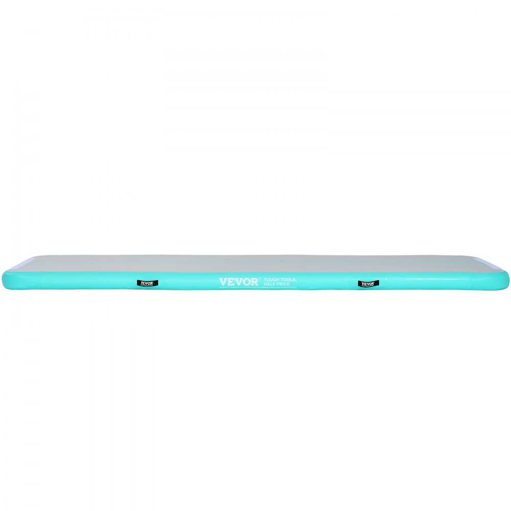 VEVOR Gymnastiek Luchtmat Opblaasbare Gymnastiek Tumbling Mat, Tumblingbaan met Elektrische Pomp, 300 x 101 x 10 cm Trainingsmatten voor Thuisgebruik/Gym/Yoga/Cheerleading Groen