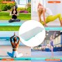 VEVOR Gymnastiek Luchtmat Opblaasbare Gymnastiek Tumbling Mat, Tumblingbaan met Elektrische Pomp, 300 x 101 x 10 cm Trainingsmatten voor Thuisgebruik/Gym/Yoga/Cheerleading Groen