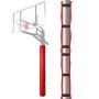 VEVOR Basketbalmat (180 cm hoog) Padding geschikt voor vierkante stangen (40 x 40 tot 115 x 115 mm) en ronde stangen (buitendiameter 50-160 mm) Beschermende padding voor garage Rood
