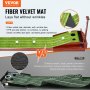 VEVOR Golf Putting Mat, golfmat met 2 holes, indoor/outdoor golf oefenmat, minigolfset met automatische balretour, uitlijningsgeleider, houten voet, golftrainingsuitrusting, groen