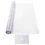 VEVOR Plastic tafelkleed, 24 x 48 inch, 2,0 mm dik, transparante tafelbeschermer, rechthoekige PVC bureau-onderlegger, waterdichte en gemakkelijk te reinigen bureau-onderlegger, tafelkleed, voor kantoor, ladekast, eettafel, nachtkastje