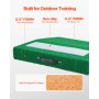 VEVOR Pitching Mound, draagbare honkbal pitcher mound, 31 inch pitchtrainingsapparatuur (buiten/binnen), softbal pitching hulpmiddelen met anti-fade grasmat, pitching rubber en draaggreep