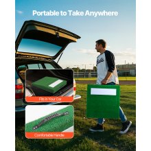 VEVOR Pitching Mound Draagbare Pitcher Mound Honkbal Softbal Training 250kg