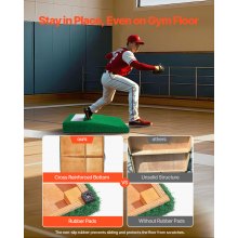 VEVOR Pitching Mound Draagbare Pitcher Mound Honkbal Softbal Training 250kg