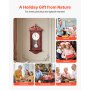 VEVOR Grandfather Clock, 23.2 in Classic Vintage Pendulum Clock, Pine Wood & MDF Wall Clocks with Quartz Movement and Quiet Design, for Living Room, Bedroom, Home Decor & Gift (Cherry Tone Finish)