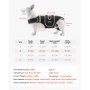 VEVOR Dog Back Brace for IVDD, Orthopedic Support Back Brace for Dogs, Adjustable Pet Back Bracer with Reflective Trim, Dog Spine Support for Pain Relief, Pre & Post-Surgical Spinal Support Harness