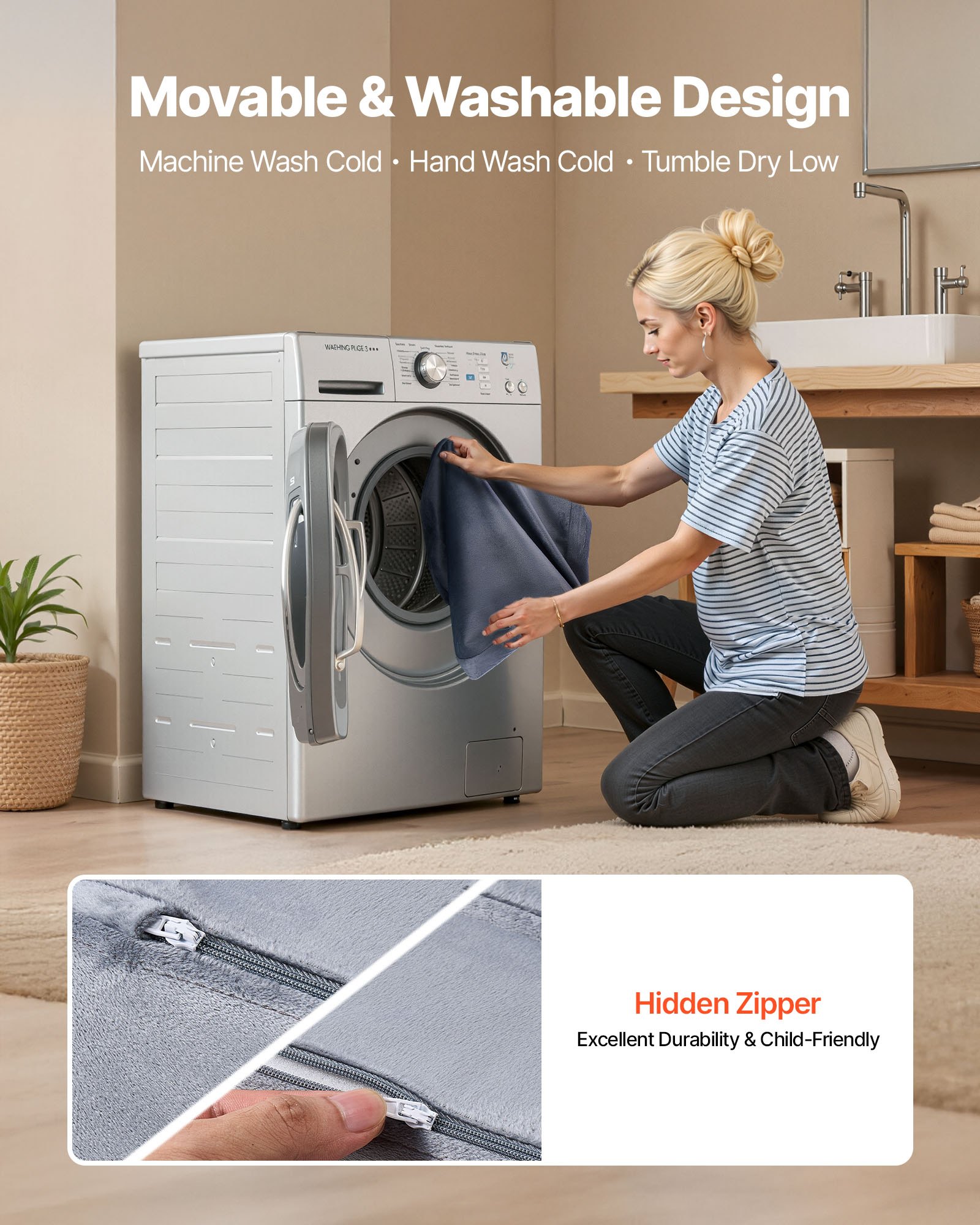 VEVOR Modulaire Speelbank voor Peuters met Armleuningen, 28D Spons en Korte Pool, Zelfgemaakte Modulaire Kinderbank voor Speelkamer Slaapkamer, 14 Stuks, Grijs