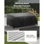 VEVOR Patio Furniture Cover 4-Piece Set, 420D Heavy Duty Waterproof Outdoor Dining Table and Chairs Cover Set, Lawn Patio Furniture Covers for Outdoor Sofa, Couch, Chairs, Coffee Table, Black