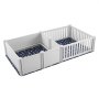 VEVOR werpbox puppy box puppy run dierenbox werpbox 237x123x46cm