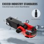 VEVOR trailer hitch receiver, industrial-grade carbon steel, fits 2-inch receivers, meets industry standards