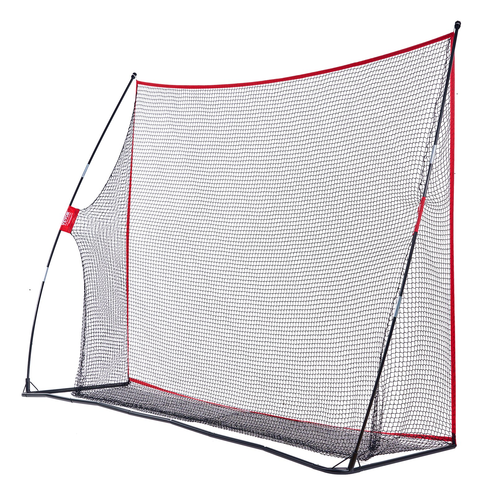 VEVOR Golf Practice Net, 329 x 217 cm Golfnet, Persoonlijke Driving Range voor binnen- en buitengebruik, Draagbaar golfhulpnet voor thuis, met glasvezelframe en draagtas