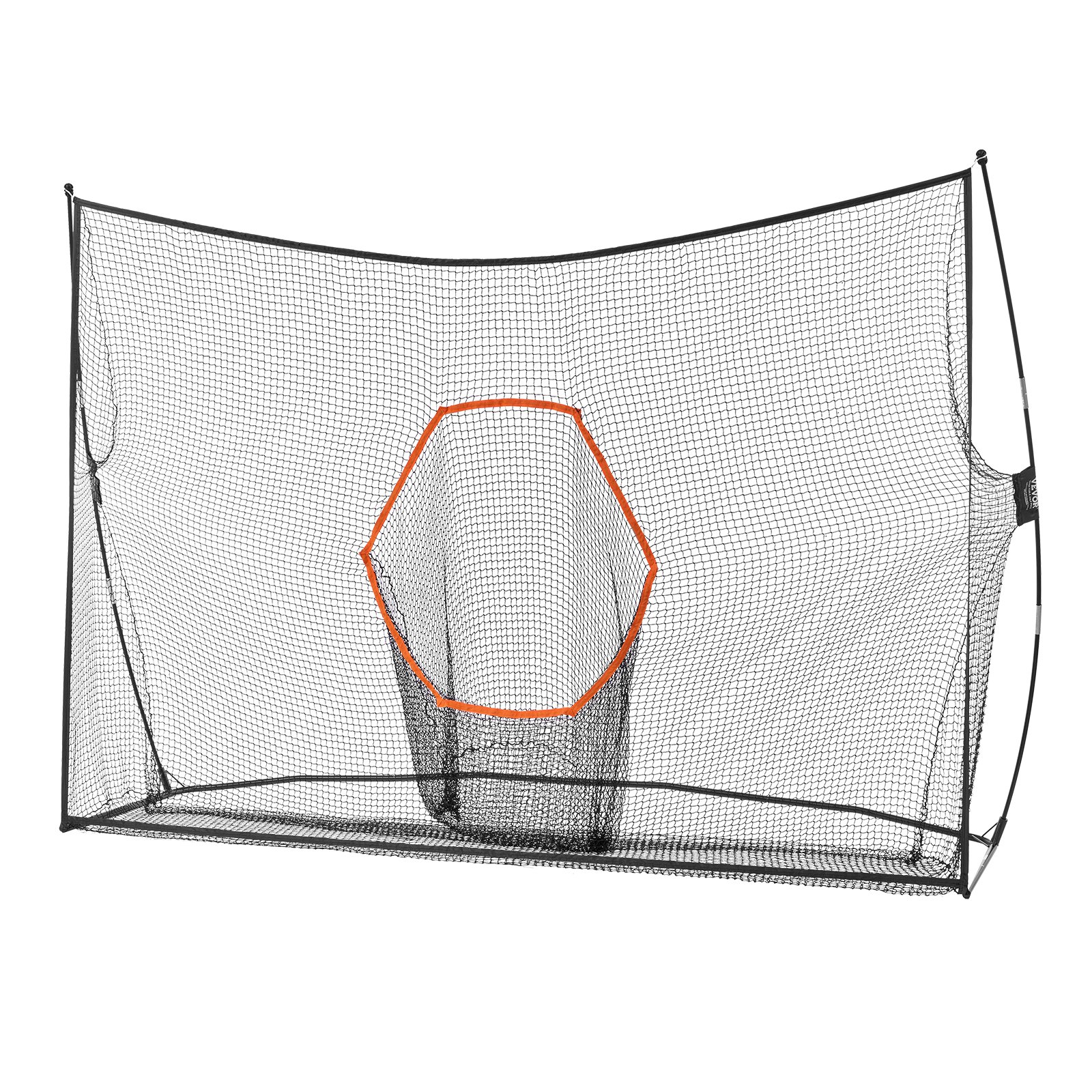 VEVOR Golf Practice Net, Gigantisch 3,2 x 2,1 m golfnet, Persoonlijke Indoor/Outdoor Driving Range, Draagbaar golfhulpnet voor thuis met doel/glasvezelframe/draagtas, cadeau voor mannen, golfliefhebbers