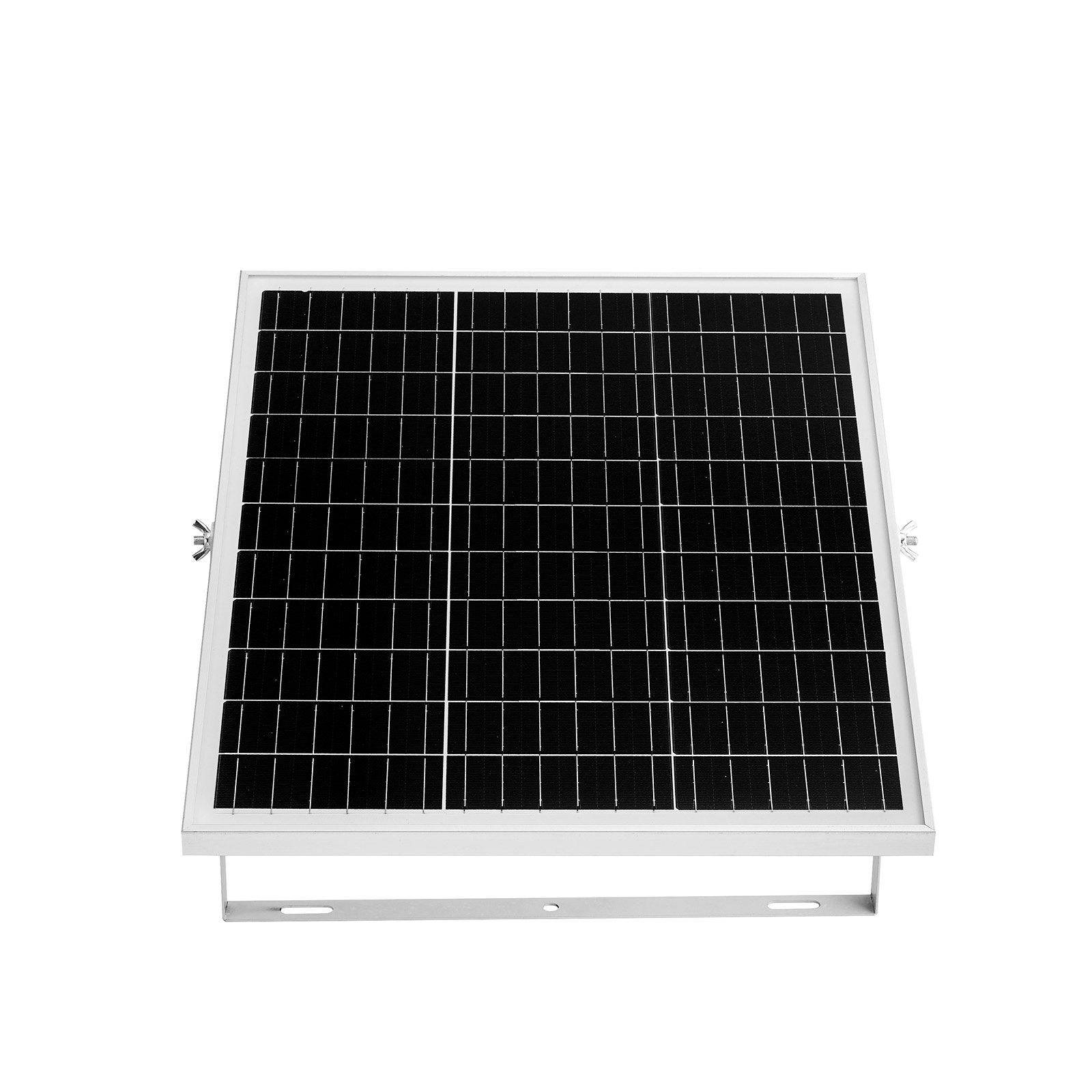 VEVOR 12V monokristallijn zonnepaneelset 25W, acculader met slimme MPPT-controller en verstelbare montagebeugel, IP67 waterdicht voor auto, boot, camper, motortrailer