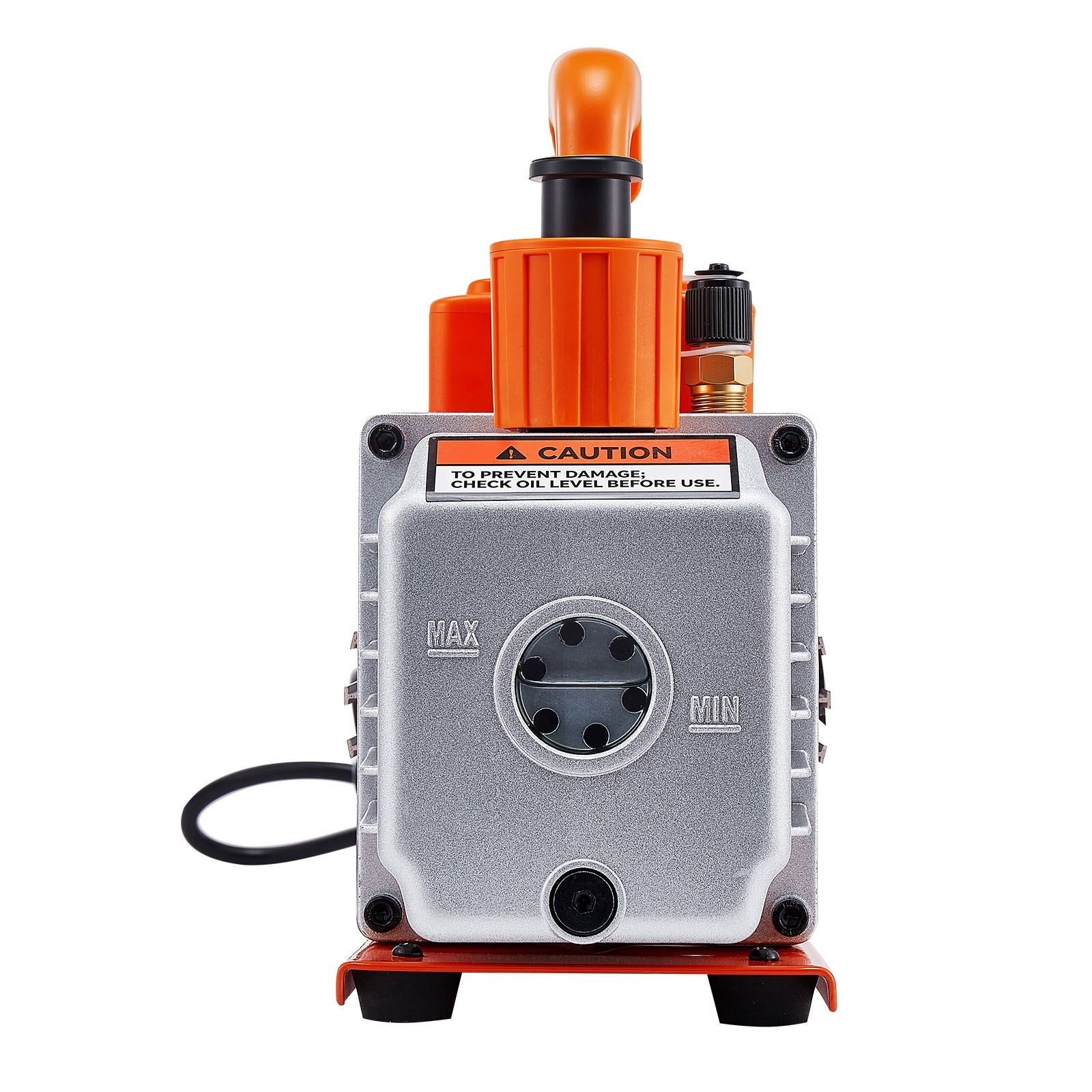 VEVOR 113 L/min vacuümpomp, enkeltraps, roterende schoepen HVAC lucht vacuümpomp, A/C koelmiddelverdeler drukmeterset, met draagtas, voor koelmiddelen R134a R22 R410a R1234YF