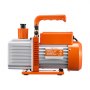 VEVOR Vacuum Pump, 6 CFM, HVAC 2 Stage Rotary Vane Vacuum Pump, for R134a R22 R410a Systems, Auto AC Vacuum Pump Kit with Oil Bottle, for Automotive Air Conditioner Maintenance Resin Degassing
