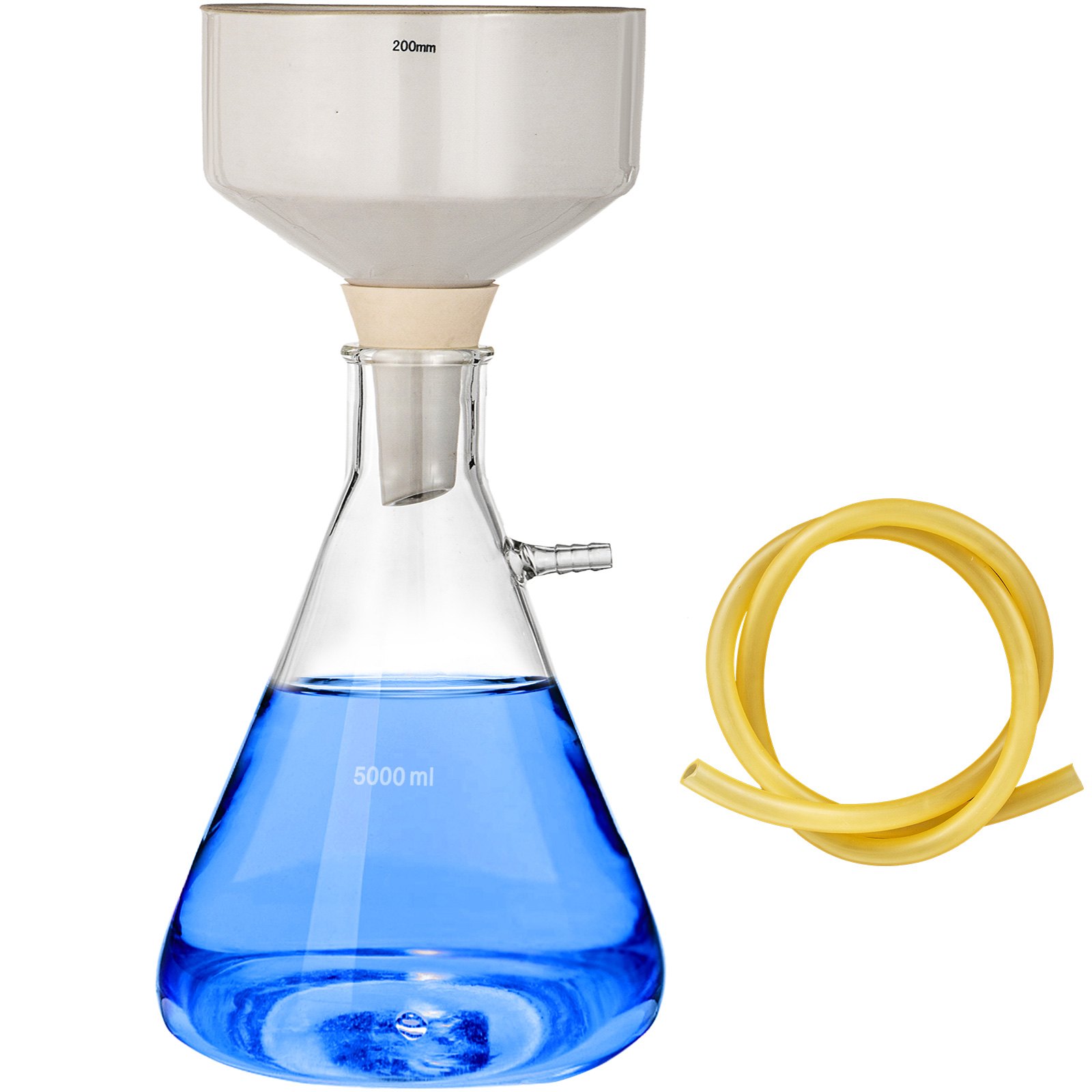 Vevor Buchner Trechter Lab Filtratie Apparaat 5000ml Büchner Funnel 1xfilterkolf