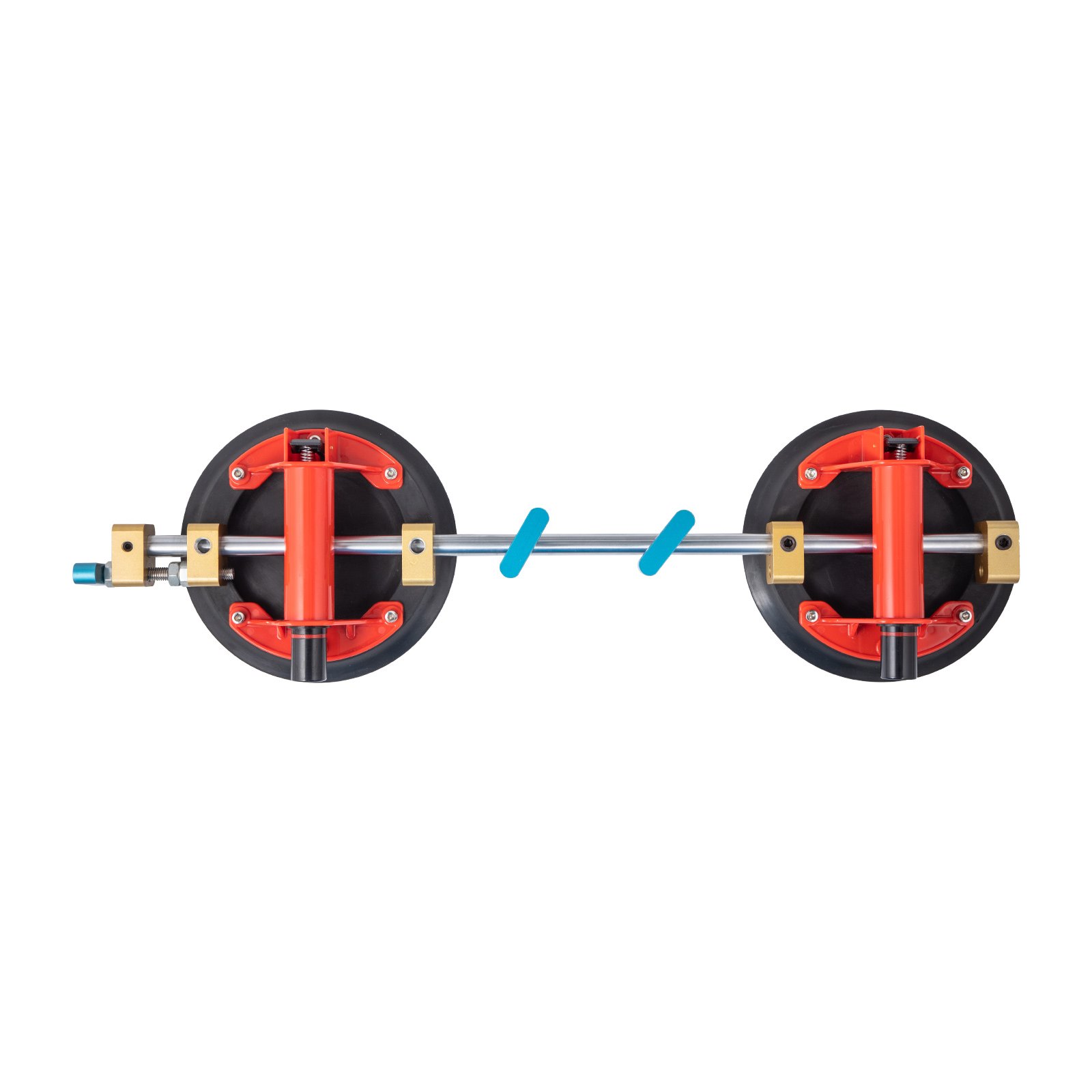 VEVOR Vacuüm Zuignappen, 20,3 cm 2 Set Naadloze Naad Setter, 43,4 x 20,3 x 13,5 cm Zuignap Naaien Tool 0-40 mm Vacuüm Zuignap Marmer Seam Setter Verstelbare Zuignap voor Marmer, Graniet, Glas, Kwarts