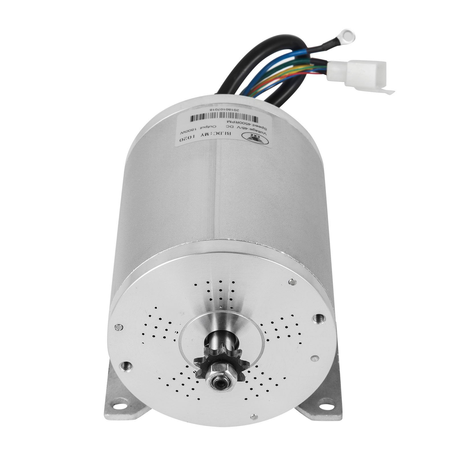 VEVOR 1800W 48V DC Electric Brushless Motor 5200 RPM E-bike DIY Mini Bike Go-kart