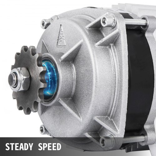 48V DC 500W elektrische borstelloze motor met controller DIY 6:1 versnelling Permanente eATV