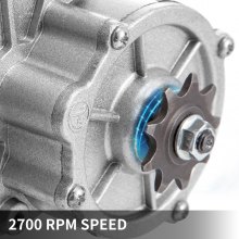 250W 24V DC Motor Gear Reduction Motor Kit Bicycle Sprocket Wheel Low Noise