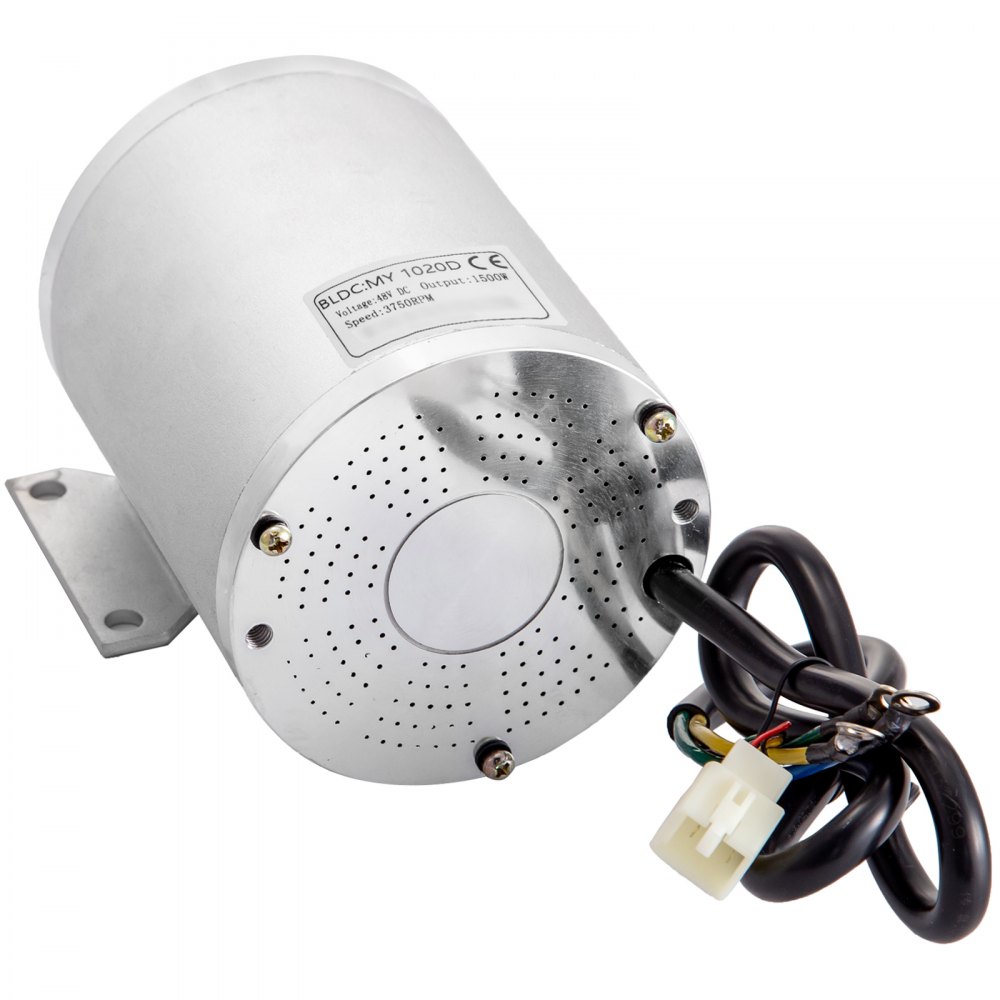 Borstelloze DC-motor Elektrische motor 48V DC 1500W elektrische fietsmotor